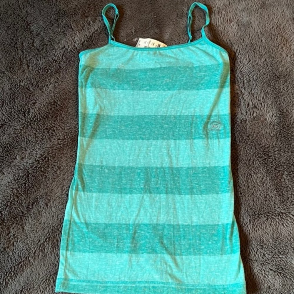 - 2/$30 Aeropostale Aero Teal Green Coloured Favorite Cami Ladies Size XS …